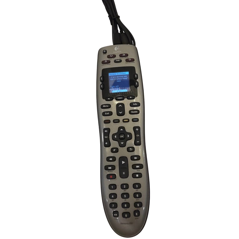 Logitech Harmony 650 Universal Remote Control‎ Combine All - Tested+ Charger!